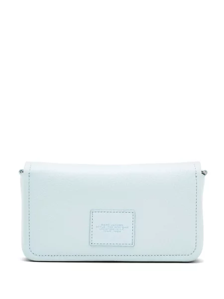 Kožená mini kožená taška Marc Jacobs modrá