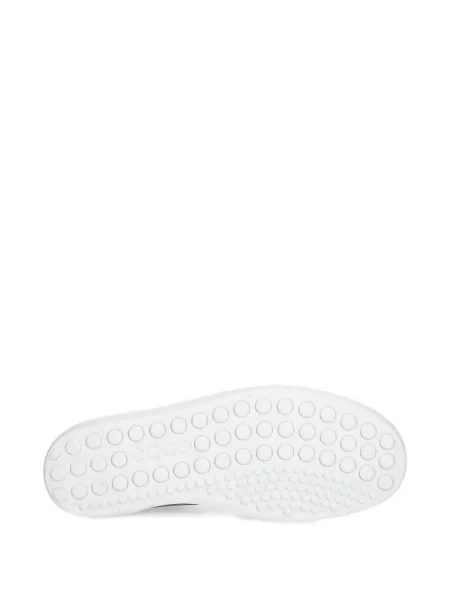 Sneakerși Ecco cu șireturi din piele