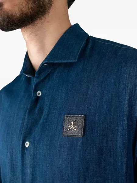 Farmering Philipp Plein autogrammal kék