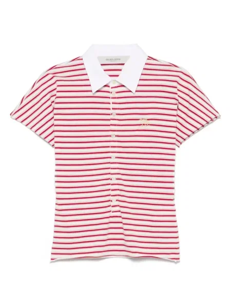 Polo Golden Goose alb