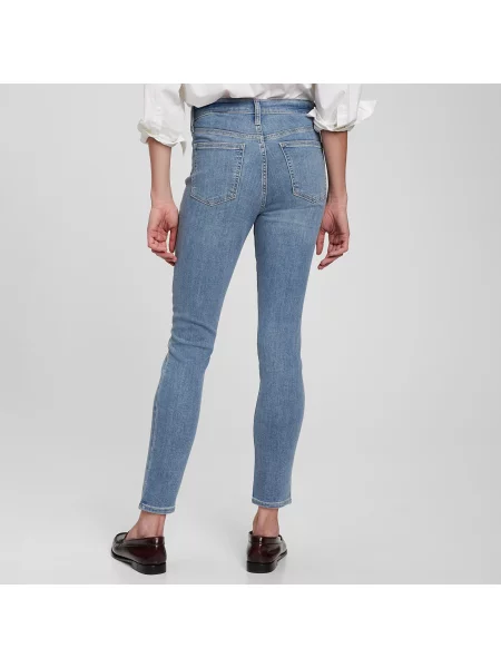 Παντελόνια GAP Denim Pants Skinny High Rise Light Indigo 6