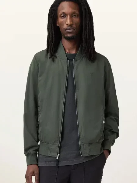 AllSaints geacă bomber pentru bărbați REV negru