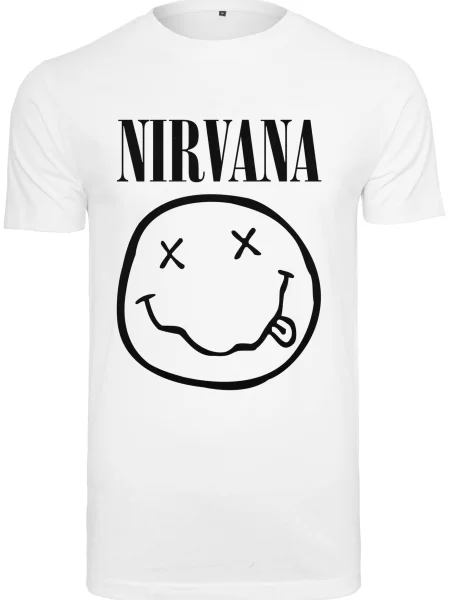 Merchcode Póló Nirvana fekete fehér