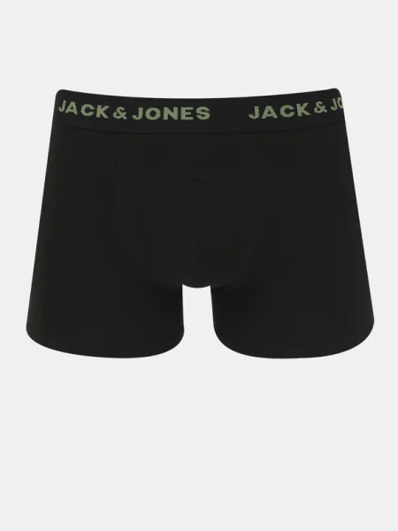 JACK & JONES Boxeri verde închis / portocaliu / roșu alb negru