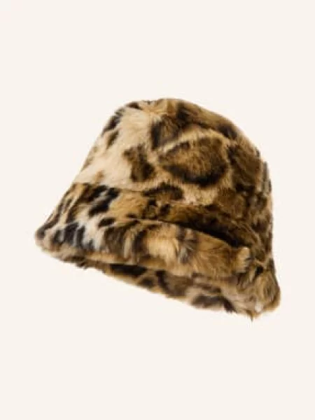 Etro Klobouček Typu „Bucket Hat“ Z Umělé Kožešiny / světle hnědá / tmavě hnědá béžová