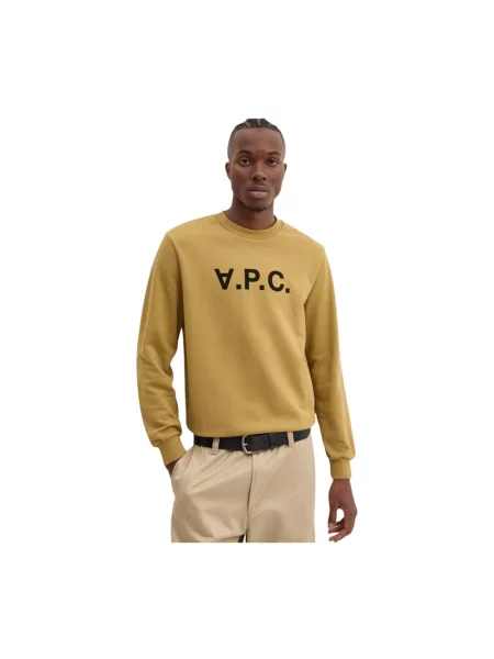 A.P.C. bluza sweat standard grand vpc GOTS zielona