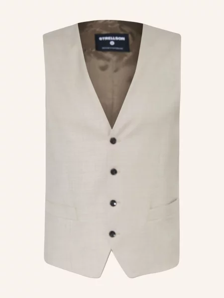Strellson Obleková Vesta Slim Fit medium beige béžová