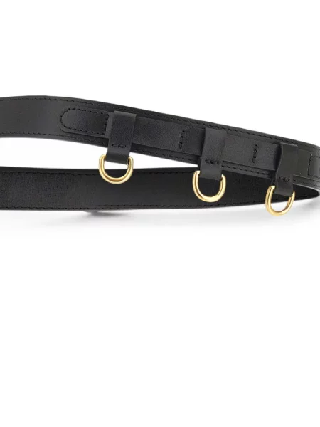 Cu centură curea Gianni Chiarini din piele negru
