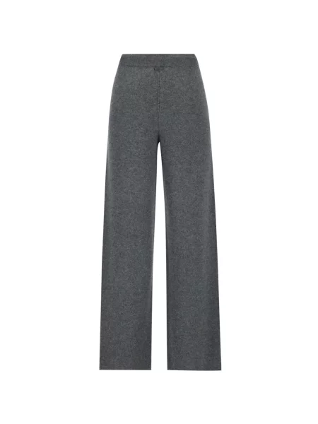 Pantaloni Max Mara din cașmir gri