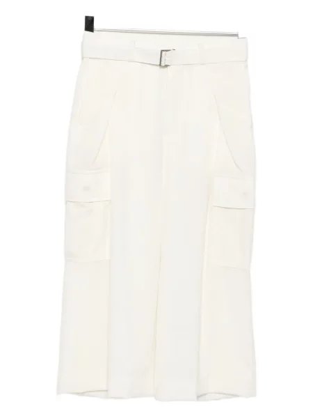 Pantaloni Sacai alb