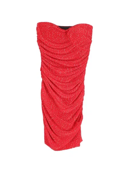 Rochie mini Maje cu buline de costum roșu