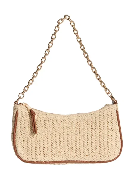 Friends Like These Geantă de umăr crem / coniac maro