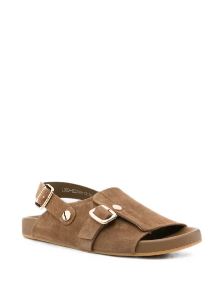 Sandale Sergio Moretti Firenze cu cataramă slingback maro