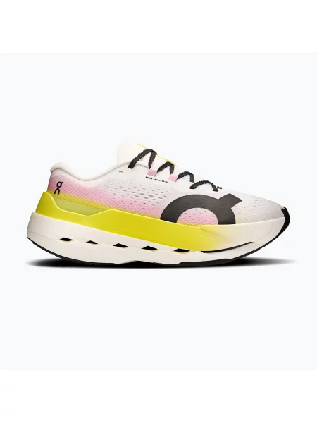 Női On Running Cloudboom Max lime/raspberry futócipők. Méret: 41 EU lila