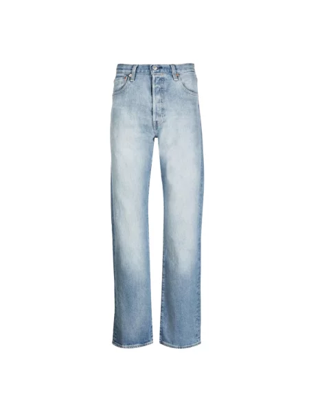 Jeansy Levi's 501 ze stretchu niebieskie