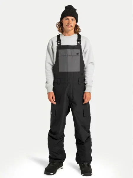 Snowboardové kalhoty DC Docile Bib black černé