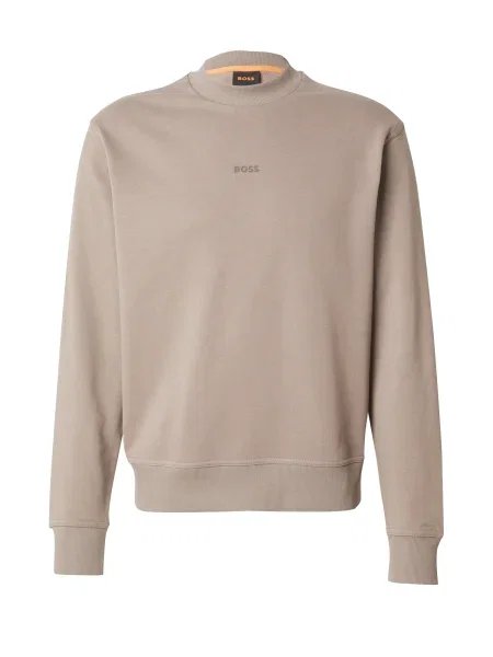 BOSS ORANGE Hanorac WeSmallcrew | Comfort fit bej