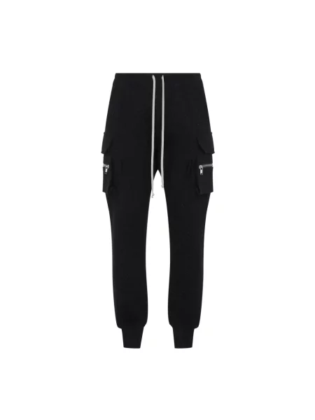 Spodnie cargo Rick Owens czarne