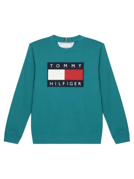 Tommy Hilfiger Mikiny petrolejová