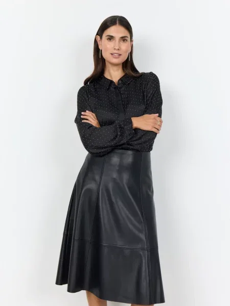 Soyaconcept® spódnica o linii A SC-Beckie Kobiety jednolity S czarny