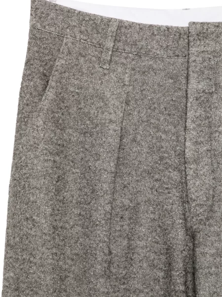 Pantaloni Ranra plisate gri