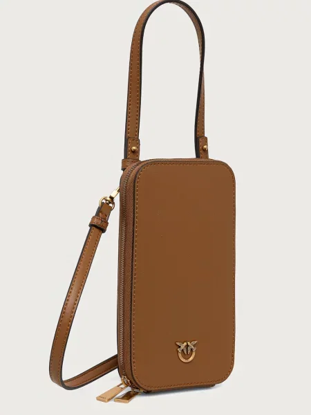 Rucsac Pinko din piele maro