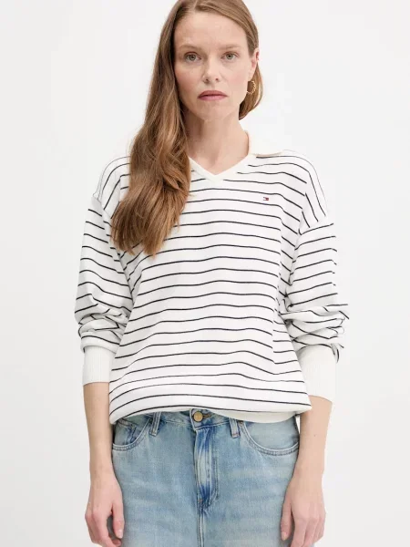 Svetr Tommy Hilfiger dámský bílá