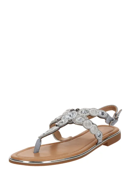 ABOUT YOU Flip-flops Nahla gri bazalt alb