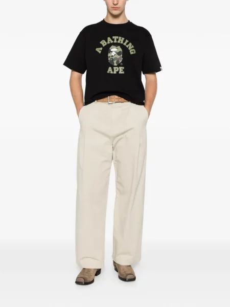 Μπλούζα A Bathing Ape® με σχέδιο παραλλαγής μαύρο