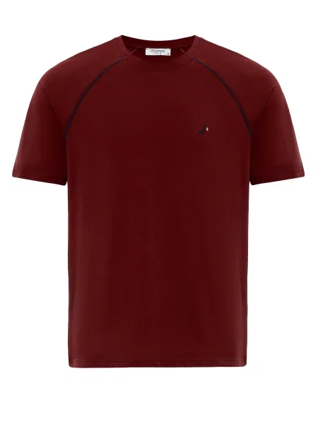 Moxx Paris Tricou roșu bordeaux negru