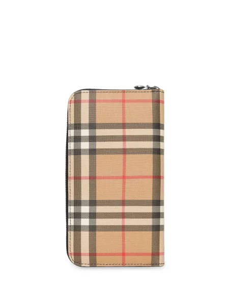Kostkovaná retro peněženka Burberry