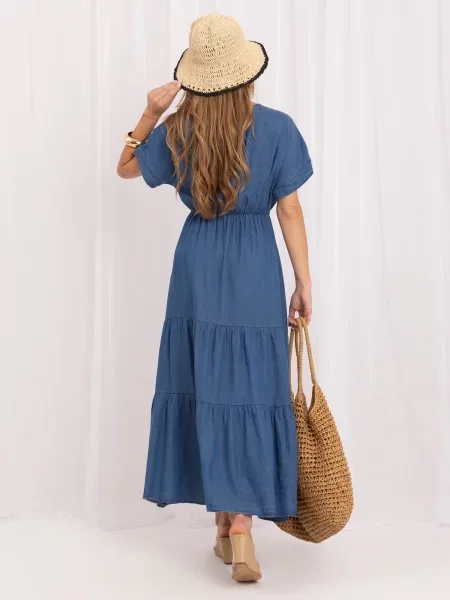 Rochie maxi Italy Moda albastru