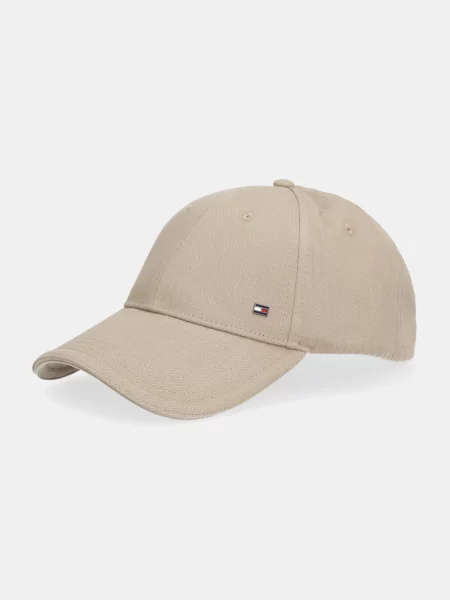 Шапка с козирка Tommy Hilfiger бежово