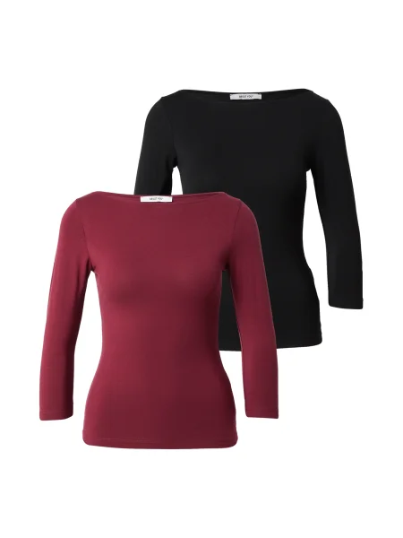 ABOUT YOU Tricou Hedda roșu bordeaux negru