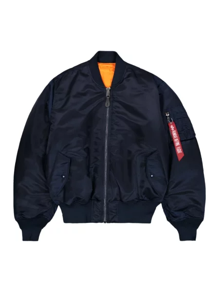 Kurtka bomber Alpha Industries dwustronny niebieski