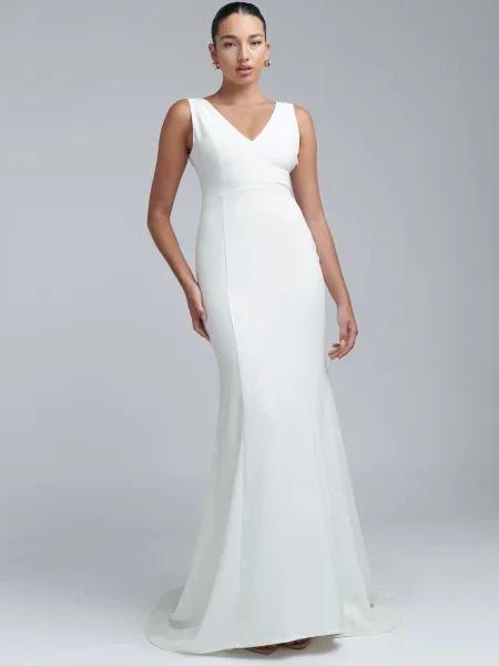 BWLDR Βραδινό φόρεμα VIOLA GOWN' λευκό
