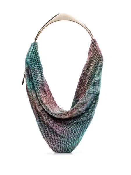 Geantă Benedetta Bruzziches drapată de cristal albastru