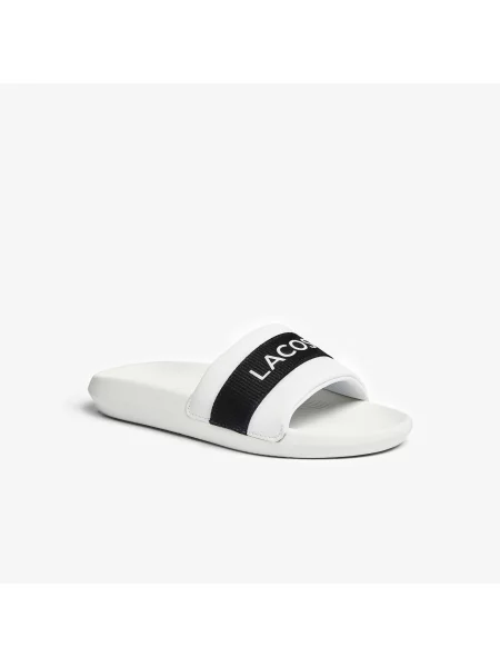 Lacoste шльопанці Croco Synthetic білі