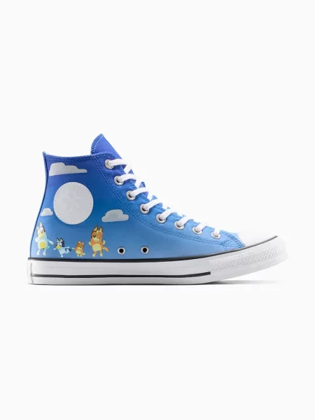 Високи кецове Converse Converse x Bluey Chuck Taylor All Star синьо