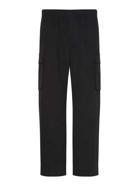 Calvin Klein Jeans Pantaloni din Straight Fit negru