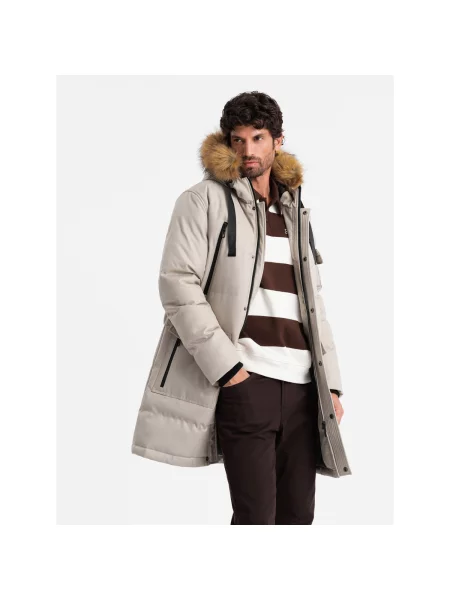 Textil Ombre parka Uster béžová