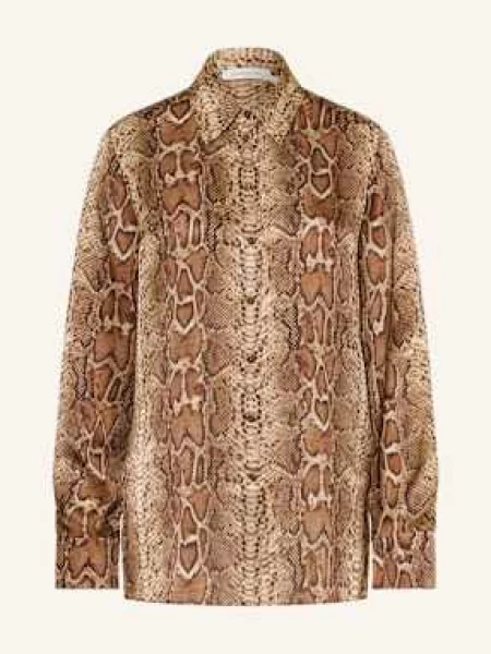 Zimmermann Koszula Hypnotic Z Jedwabiu braun beżowa
