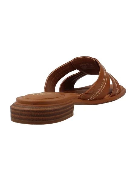 Papuci tip mules Clarks maro