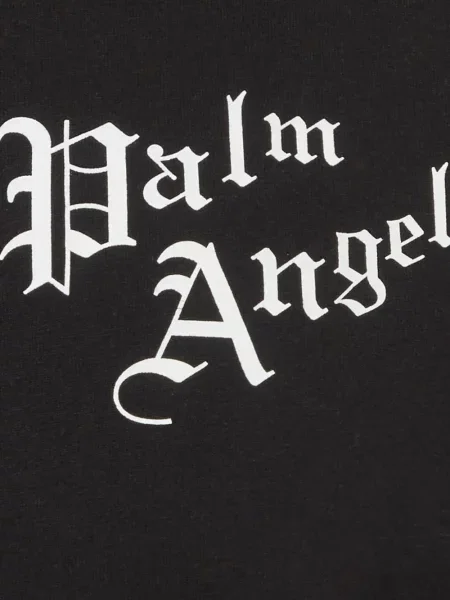 Tricou Palm Angels cu imagine negru