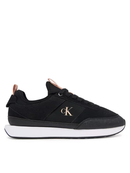 Calvin Klein Sneakers Retro Runner Sock Laceup Neo Mix negru