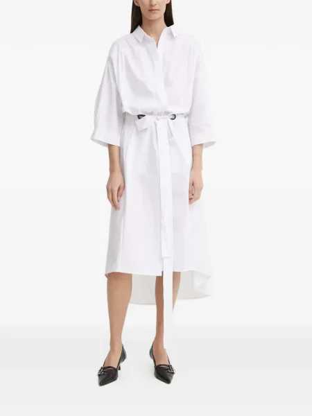 Talia sukienka koszulowa Mmc Studio garniturowa biała