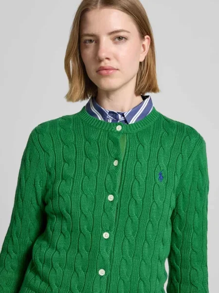 Kardigan rozpinany o kroju regular fit z czystej bawełny Polo Ralph Lauren