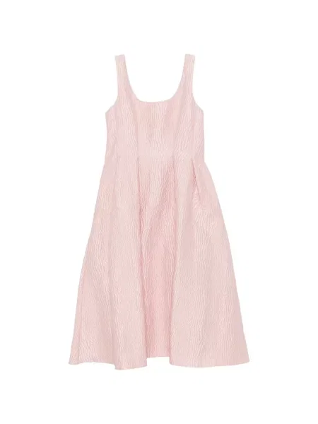 Rochie midi Marques'almeida fără mâneci roz
