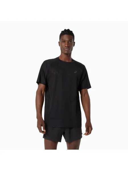 Tricou de alergare pentru bărbați ASICS Metarun SS Top performance black negru