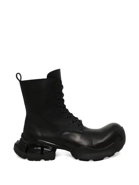 Botine Remagine cu șireturi din dantelă negru